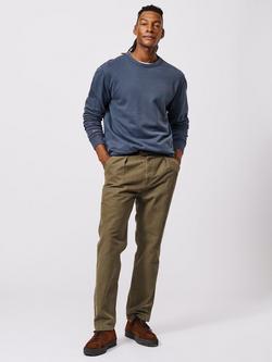 Aubin Vestry Crew Neck Cotton Sweatshirt - view 2, Navy