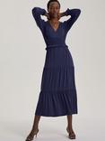 Baukjen Afrin Lenzig Midi Dress, Midnight Blue