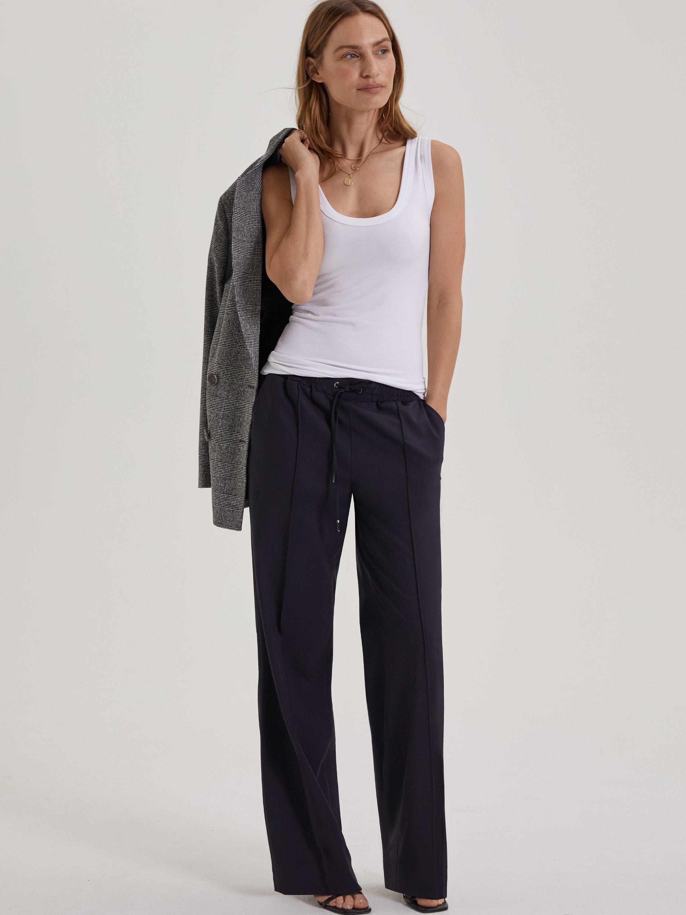 Baukjen Fera Casual Trousers, Classic Navy