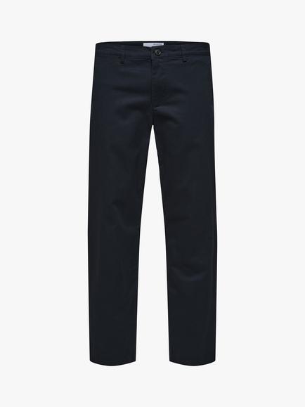 Selected Chino Trousers - view 2, Dark Sapphire