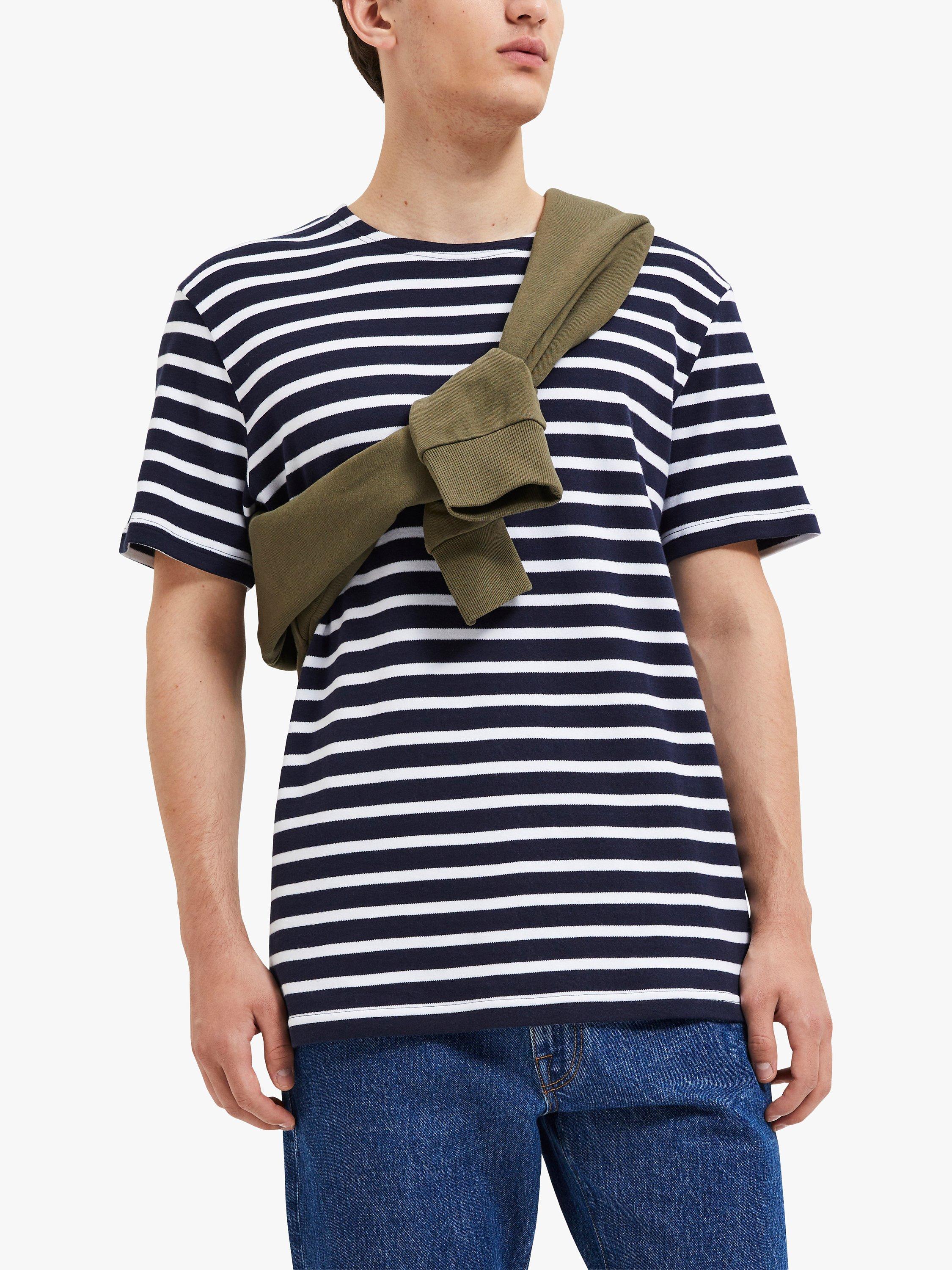 Selected Stripe Organic Cotton T-Shirt