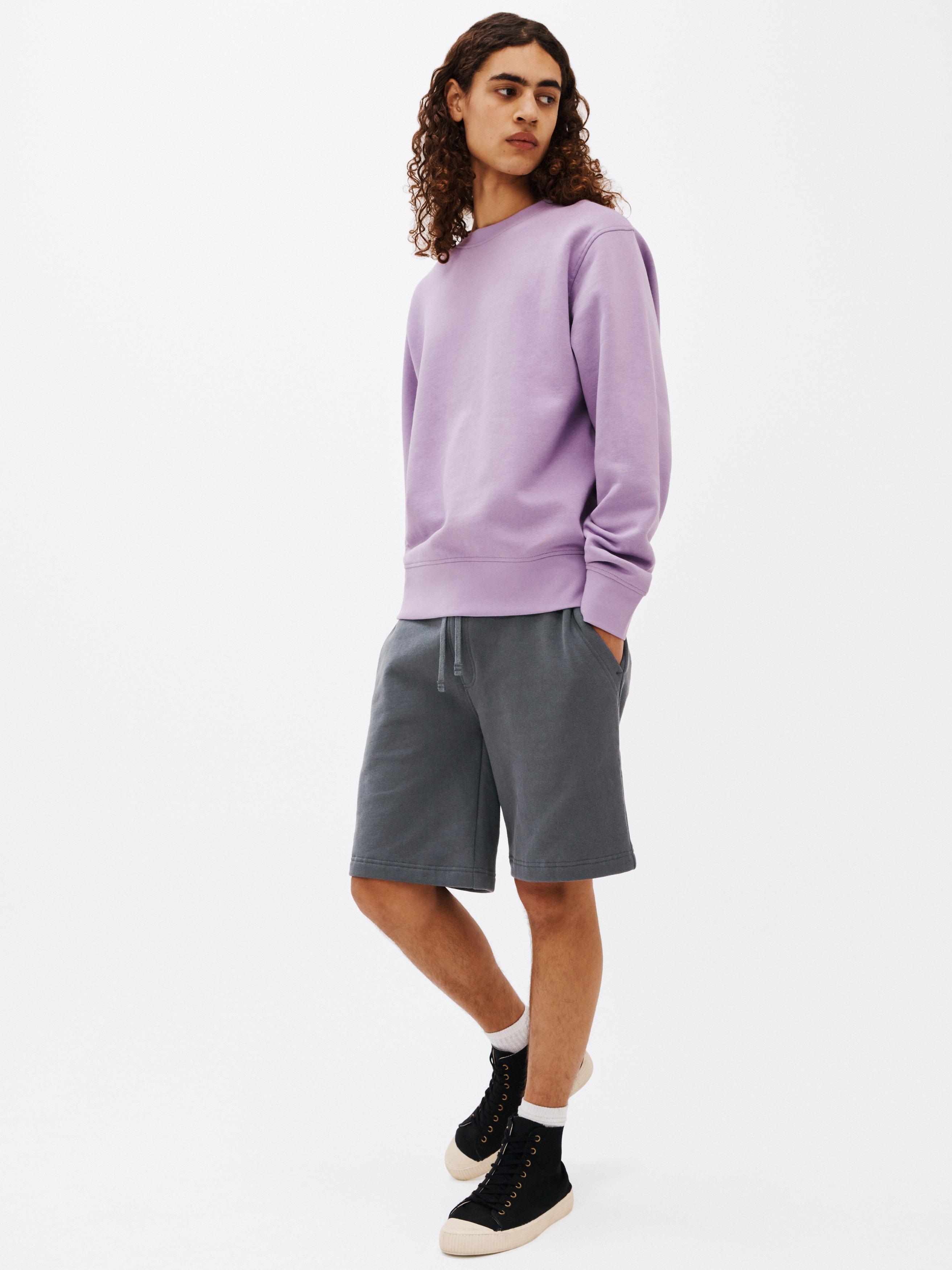 Product image 3 of 5, which shows John Lewis ANYDAY Casual Sweat Shorts, Midnight Grey, S