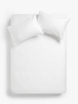 John Lewis Soft & Silky Supima Cotton Blend 500 Thread Count Fitted Sheets - view 2, White
