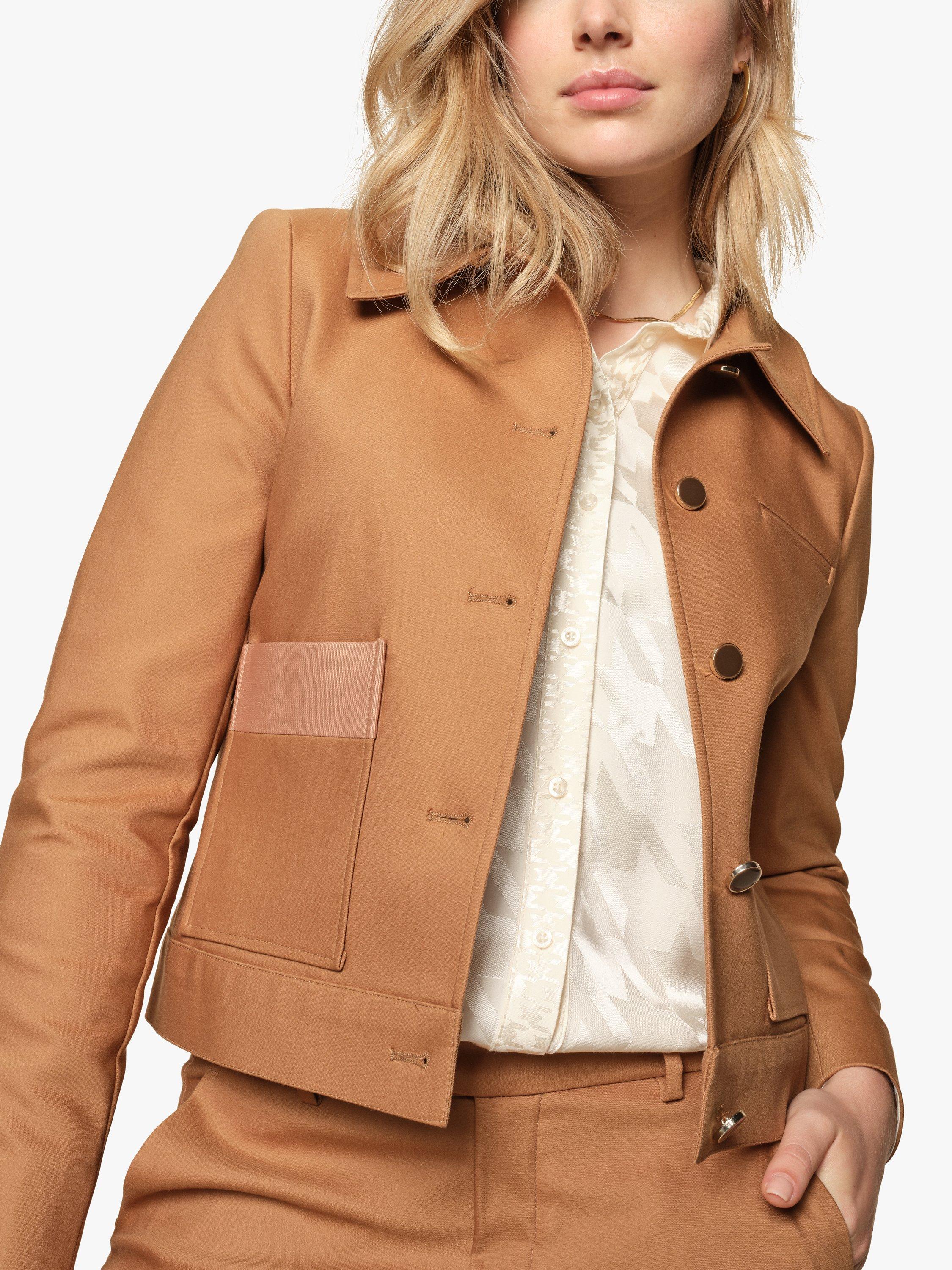 MOS MOSH Tally Night Cropped Boxy Jacket, Chipmunk