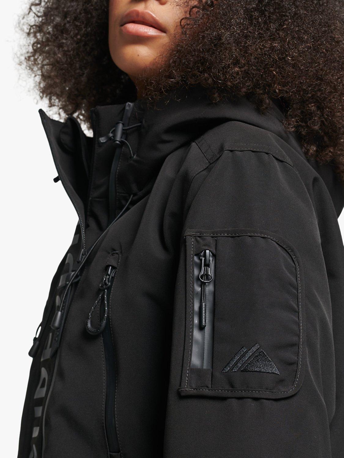 Product image 3 of 8, which shows Superdry Ultimate SD Windcheater Jacket, Jet Black, 8
