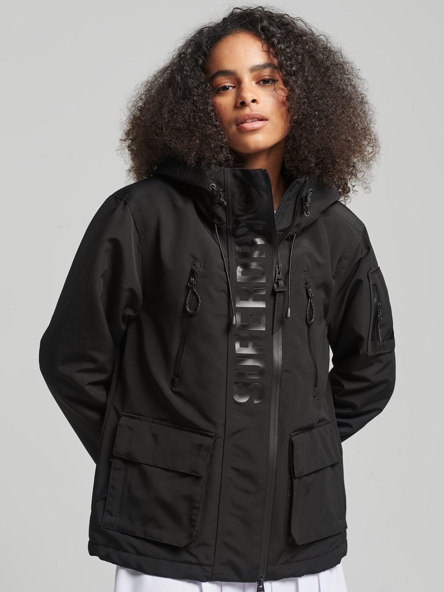 Product image 6 of 8, which shows Superdry Ultimate SD Windcheater Jacket, Jet Black, 8