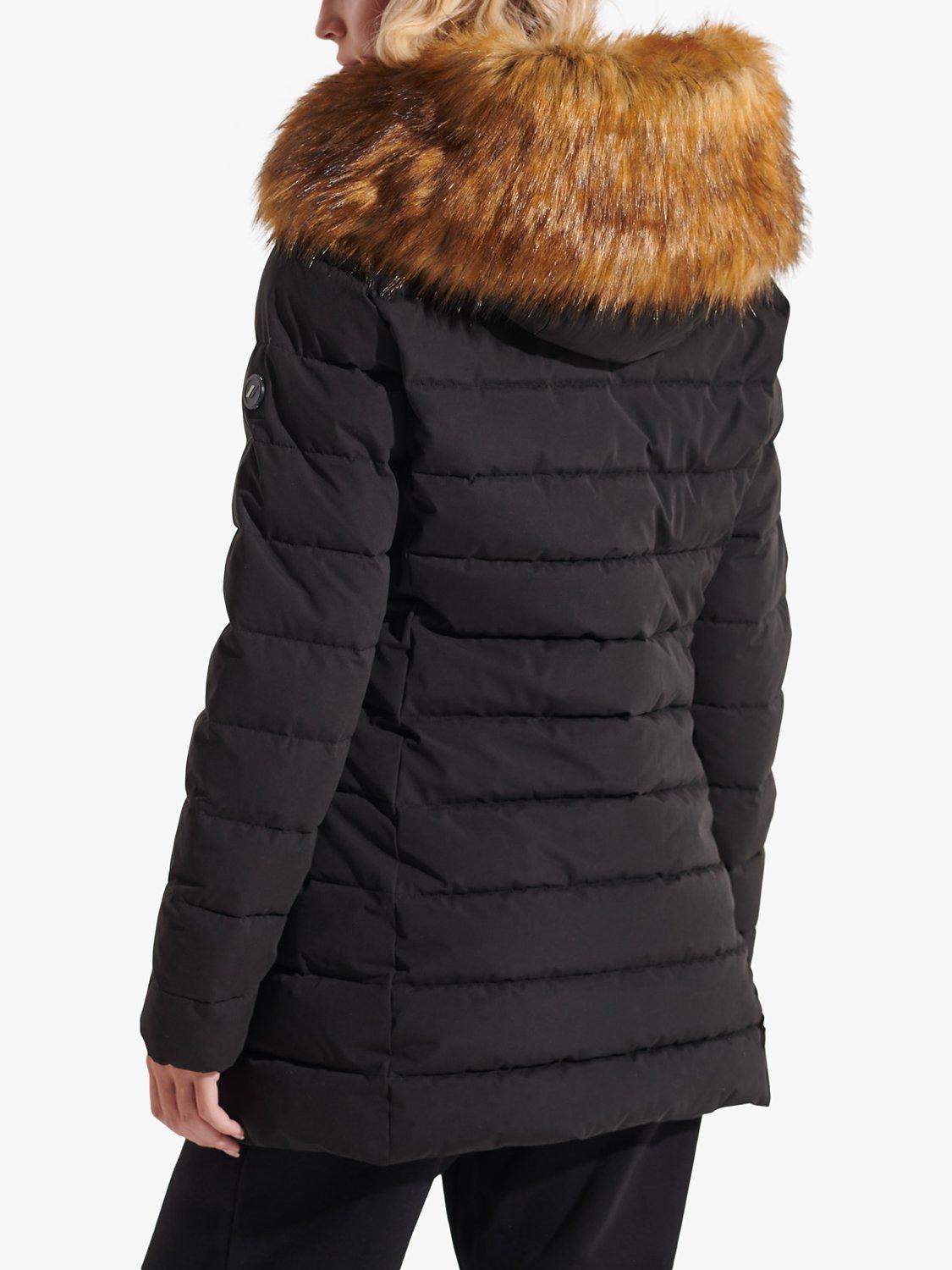 Superdry arctic long puffer coat clearance