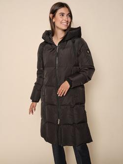 MOS MOSH Nova Puffer Down Hooded Coat, Black