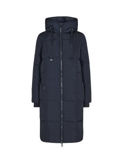 MOS MOSH Nova Puffer Down Hooded Coat - view 2, Navy