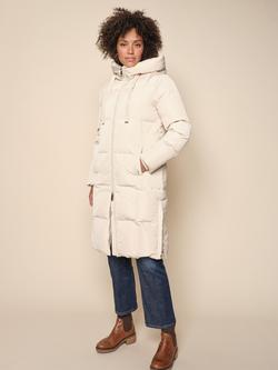 MOS MOSH Nova Puffer Down Hooded Coat, Wood Ash
