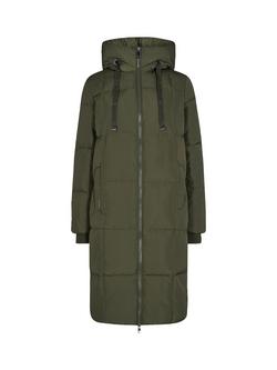 MOS MOSH Nova Puffer Down Hooded Coat - view 2, Forest Night