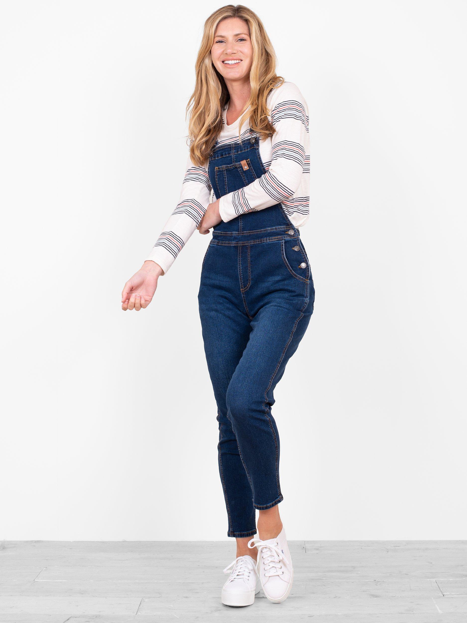 Brakeburn Denim Dungarees, Blue