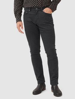 Rodd & Gunn Motion Melange Straight Fit Stretch Cotton Jeans, Onyx