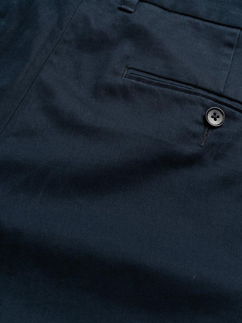 Product image 6 of 6, which shows Rodd & Gunn Edgars Road Straight Fit Stretch Cotton Chino Trousers, Midnight, 28S