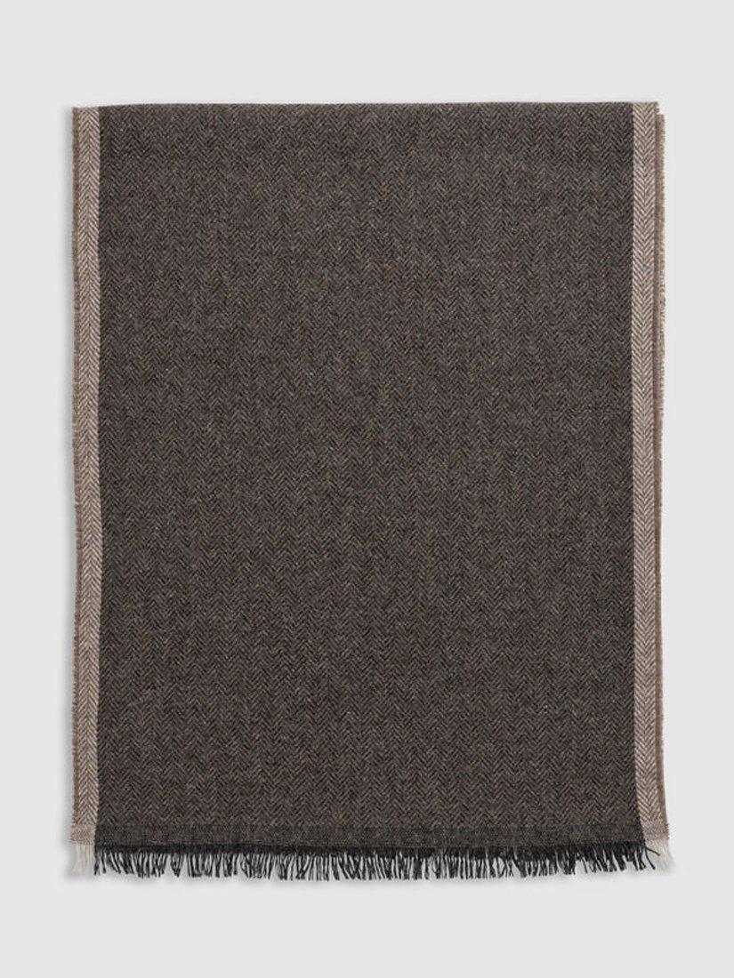 Rodd & Gunn Chancery Place Regenerated Cashmere Scarf, Mud Multi
