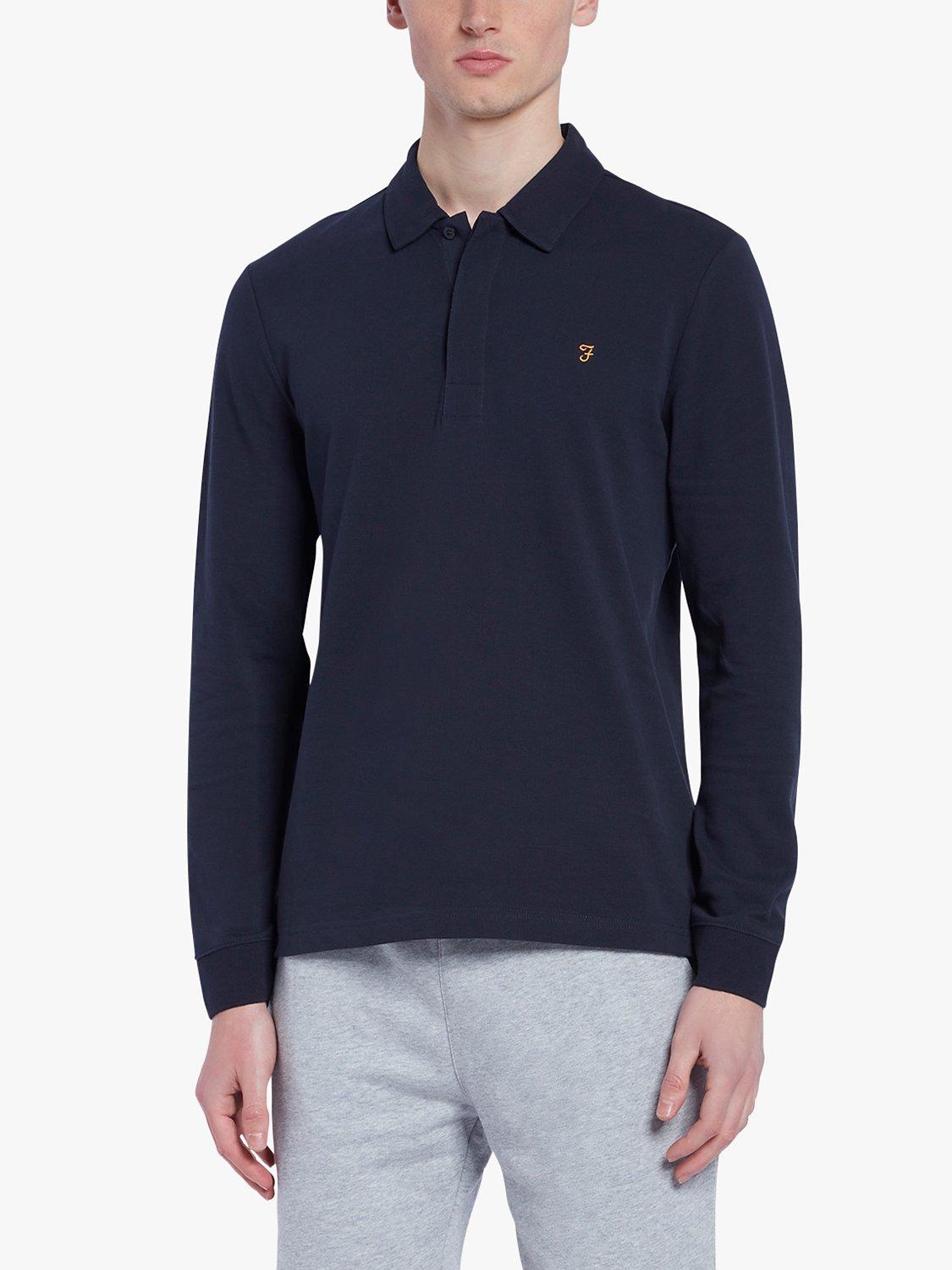 Farah Haslam Long Sleeve Polo Top