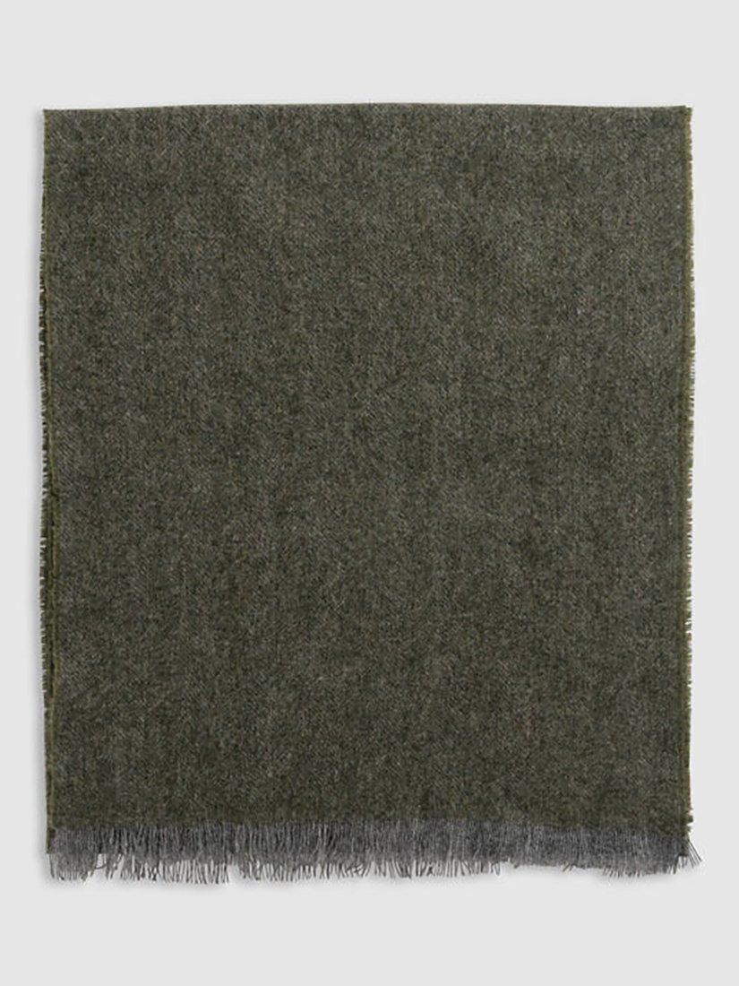 Rodd & Gunn Palliser Drive 100% Cashmere Scarf, Olive