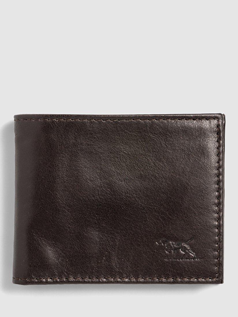 Rodd & Gunn Leeston Dunsandel Road Leather Wallet, Chocolate