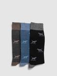 Rodd & Gunn Dogs-A-Plenty Cotton Socks, Pack of 3
