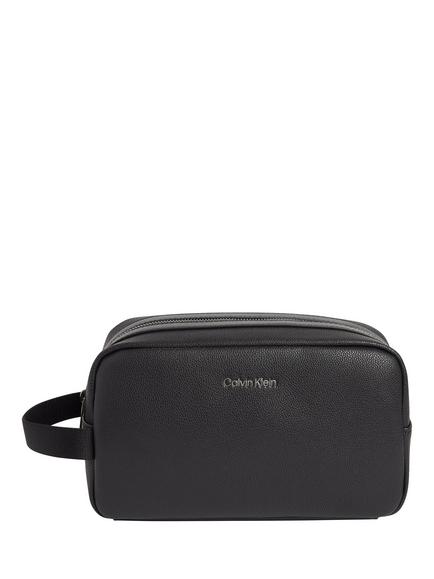 Calvin Klein Wash Bag, Black, Ck Black