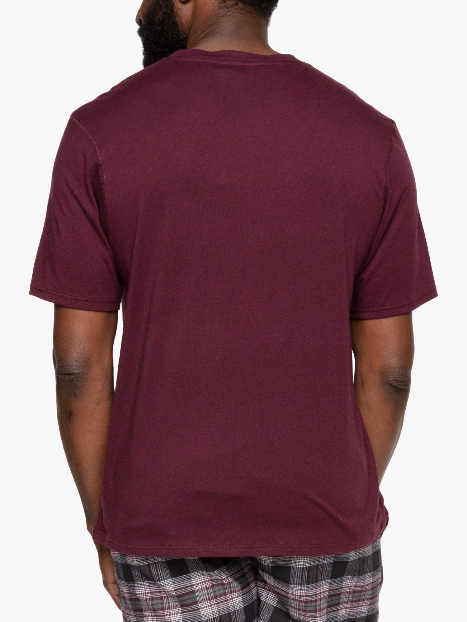 Product image 2 of 4, which shows Cyberjammies Harley Short Sleeve Lounge Top, Burgundy, L