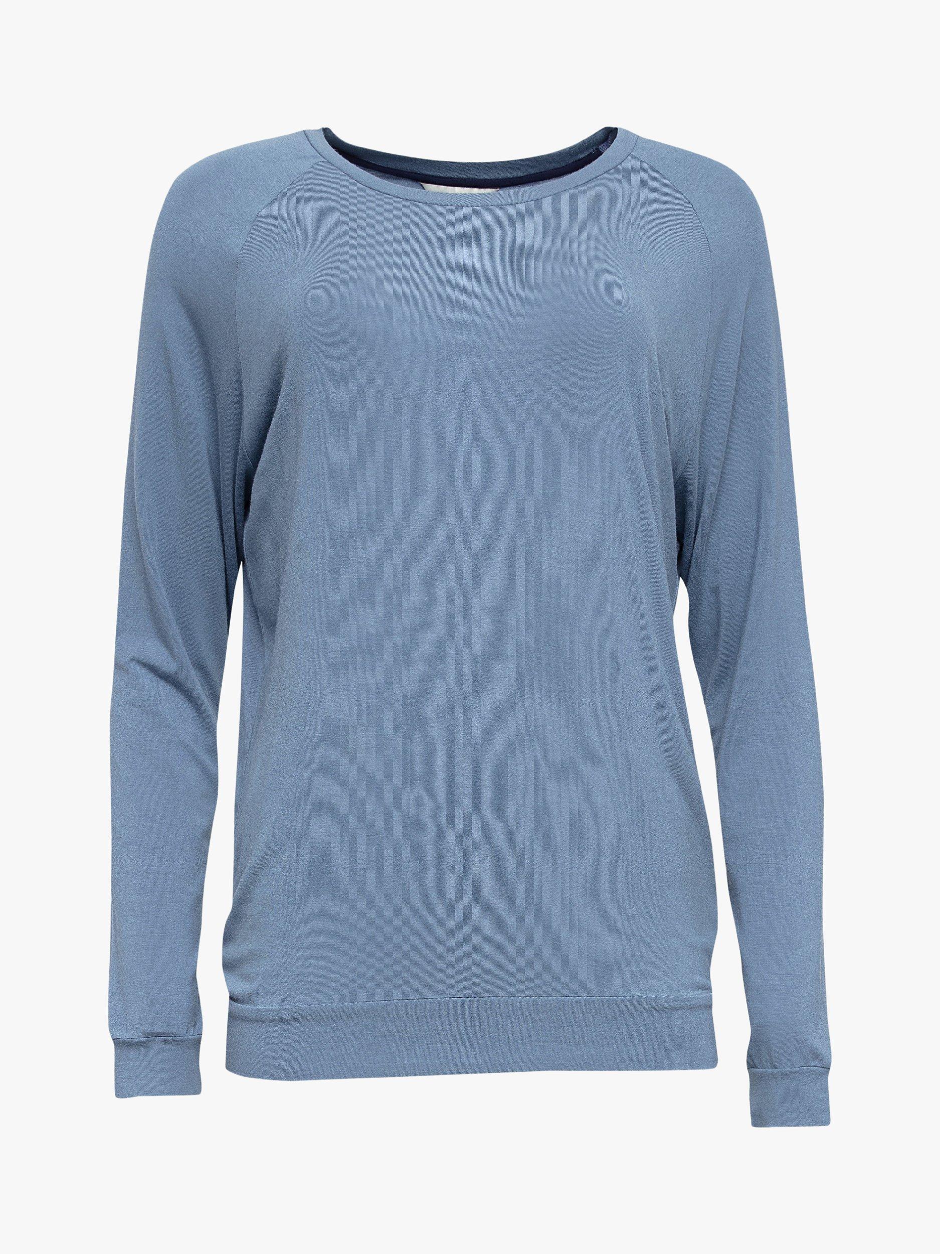 Product image 3 of 4, which shows Cyberjammies Skye Slouch Pyjama Top, Silver Blue, 8