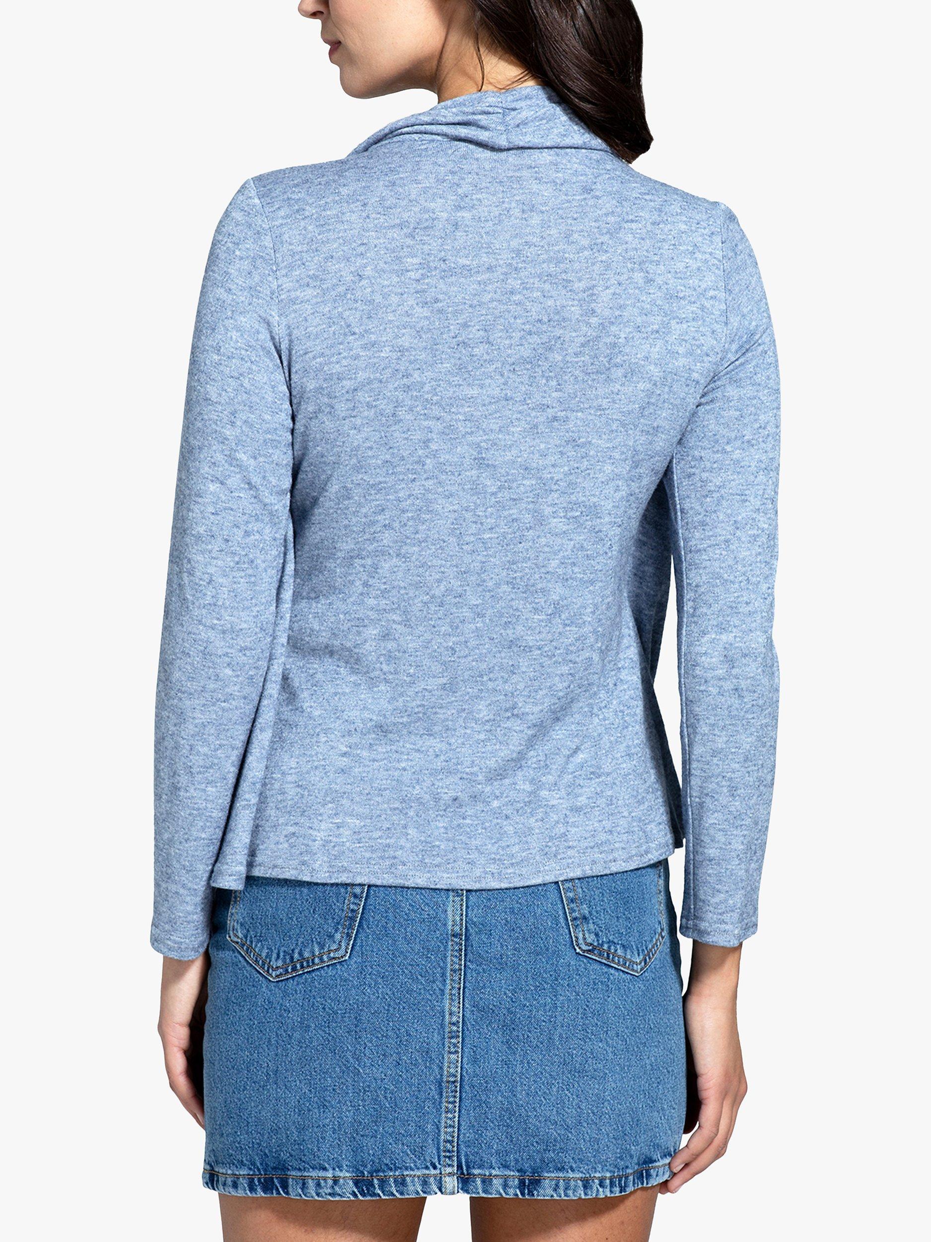 Product image 2 of 3, which shows HotSquash Waterfall Cardigan, Woodblue, 14