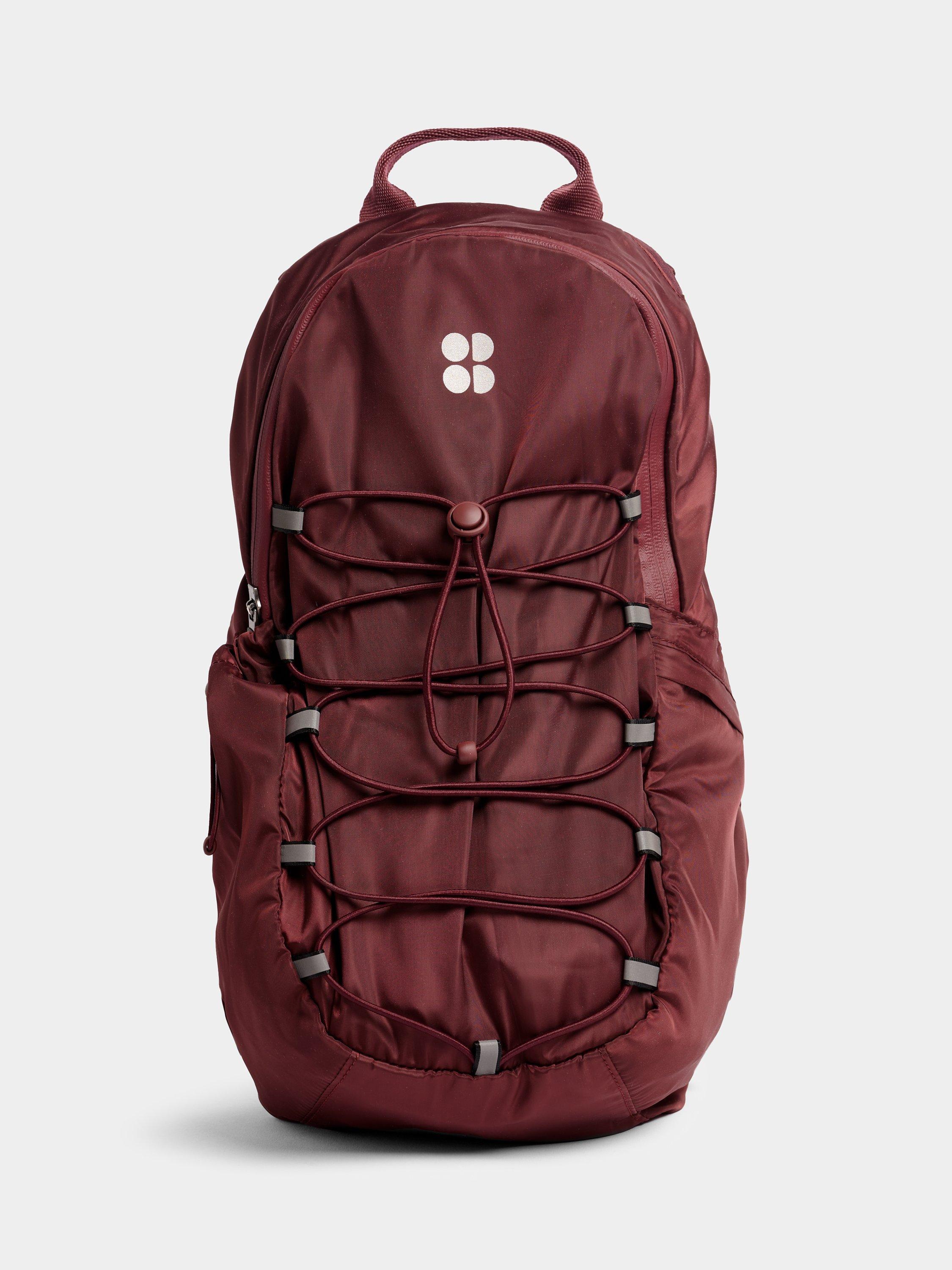 Sweaty Betty Commuter Running Backpack, Plum Red