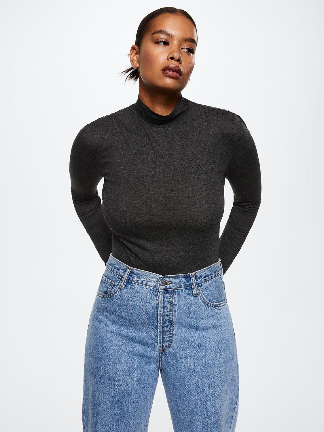 Mango Second Turtleneck Top