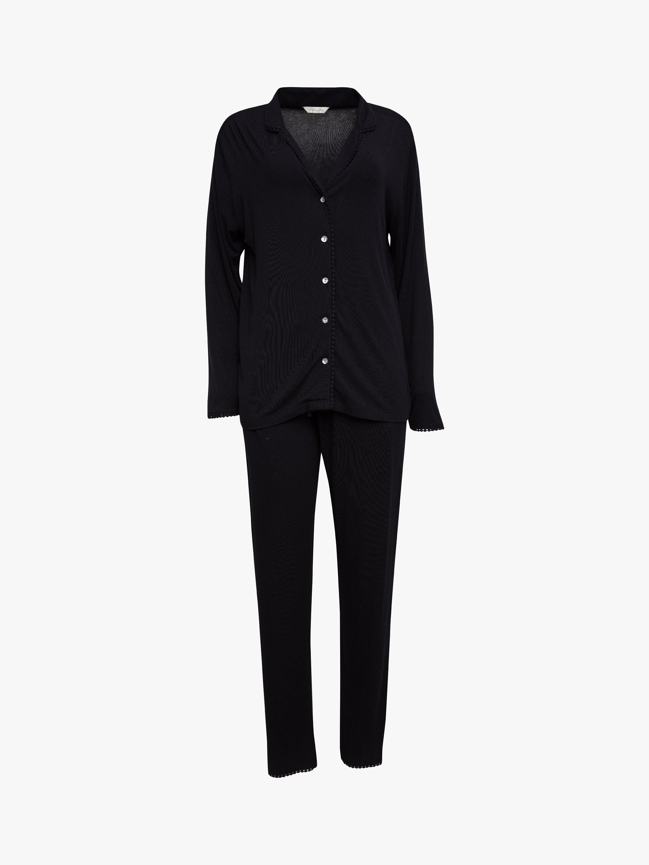 Product image 3 of 4, which shows Nora Rose by Cyberjammies Long Sleeve Pyjamas, Black, 8