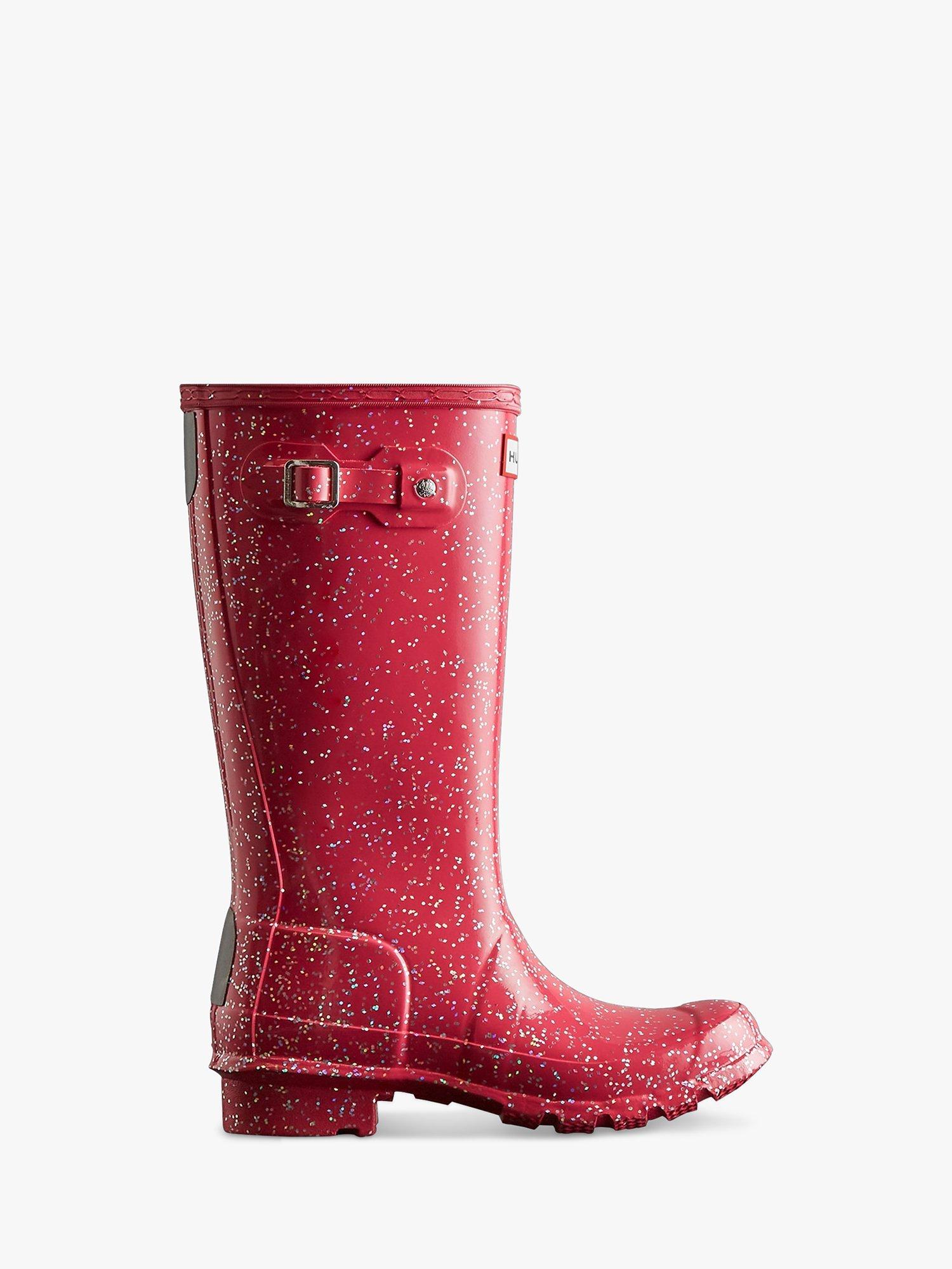 Hunter Kids Original Classic Glitter Wellington Boots