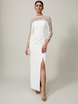 Phase Eight Belle Hotfix Maxi Dress, Ivory, Ivory