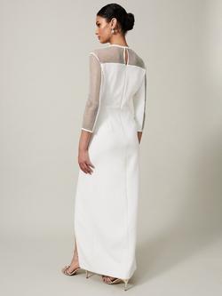 Phase Eight Belle Hotfix Maxi Dress, Ivory - view 2, Ivory