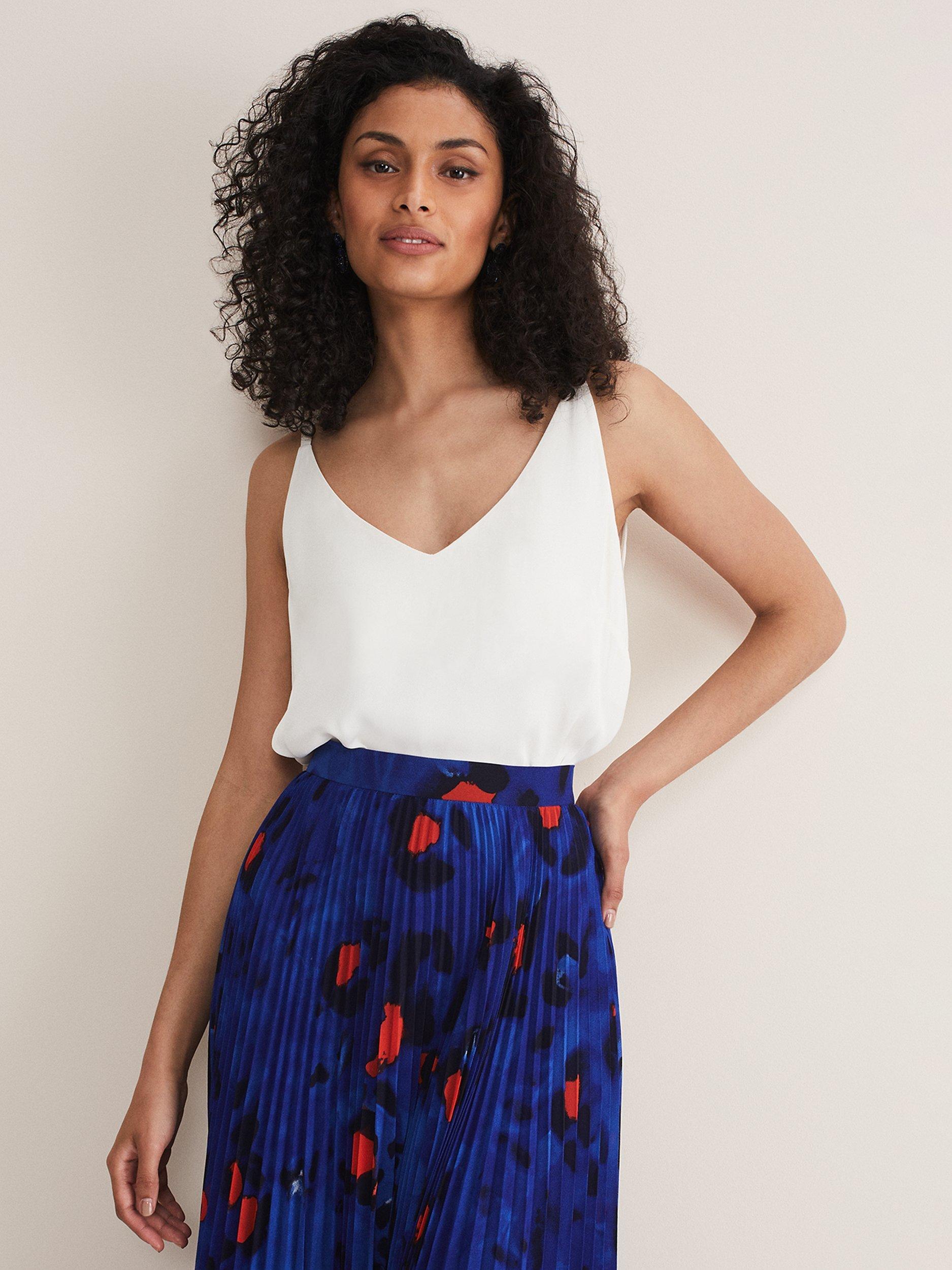 Phase Eight Alanis Cami Top, Cream, 10
