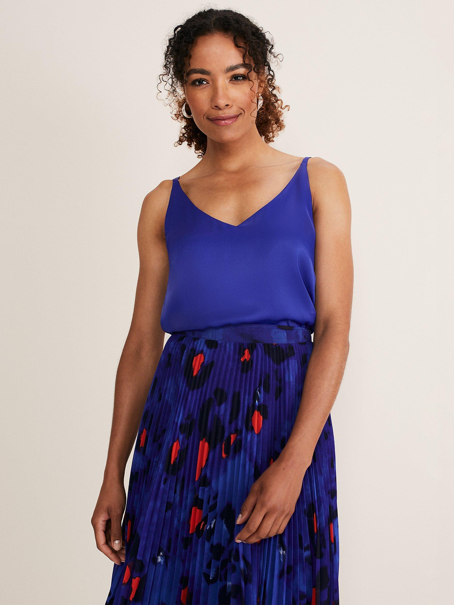 Phase Eight Alanis Cami Top, Cobalt