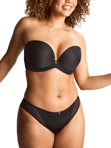 Panache Faith Moulded Strapless Bra - view 2, Noir