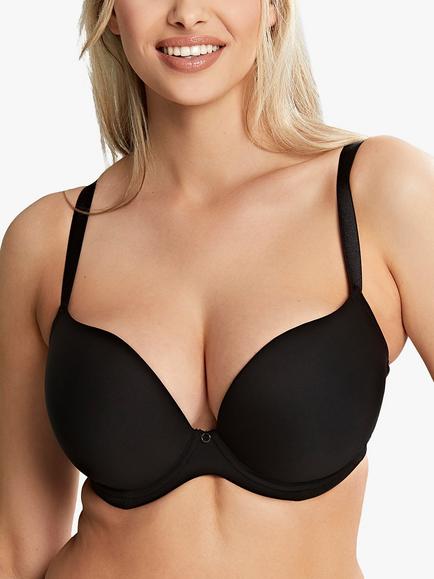 Panache Faith Moulded Plunge Bra, Noir
