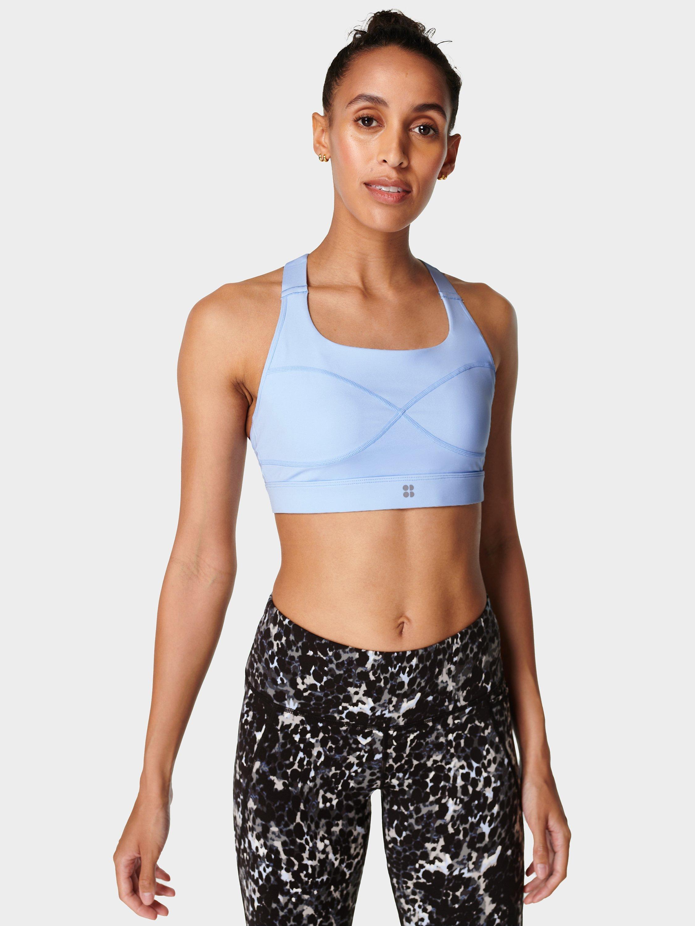 Sweaty Betty Power Sports Bra, Breeze Blue