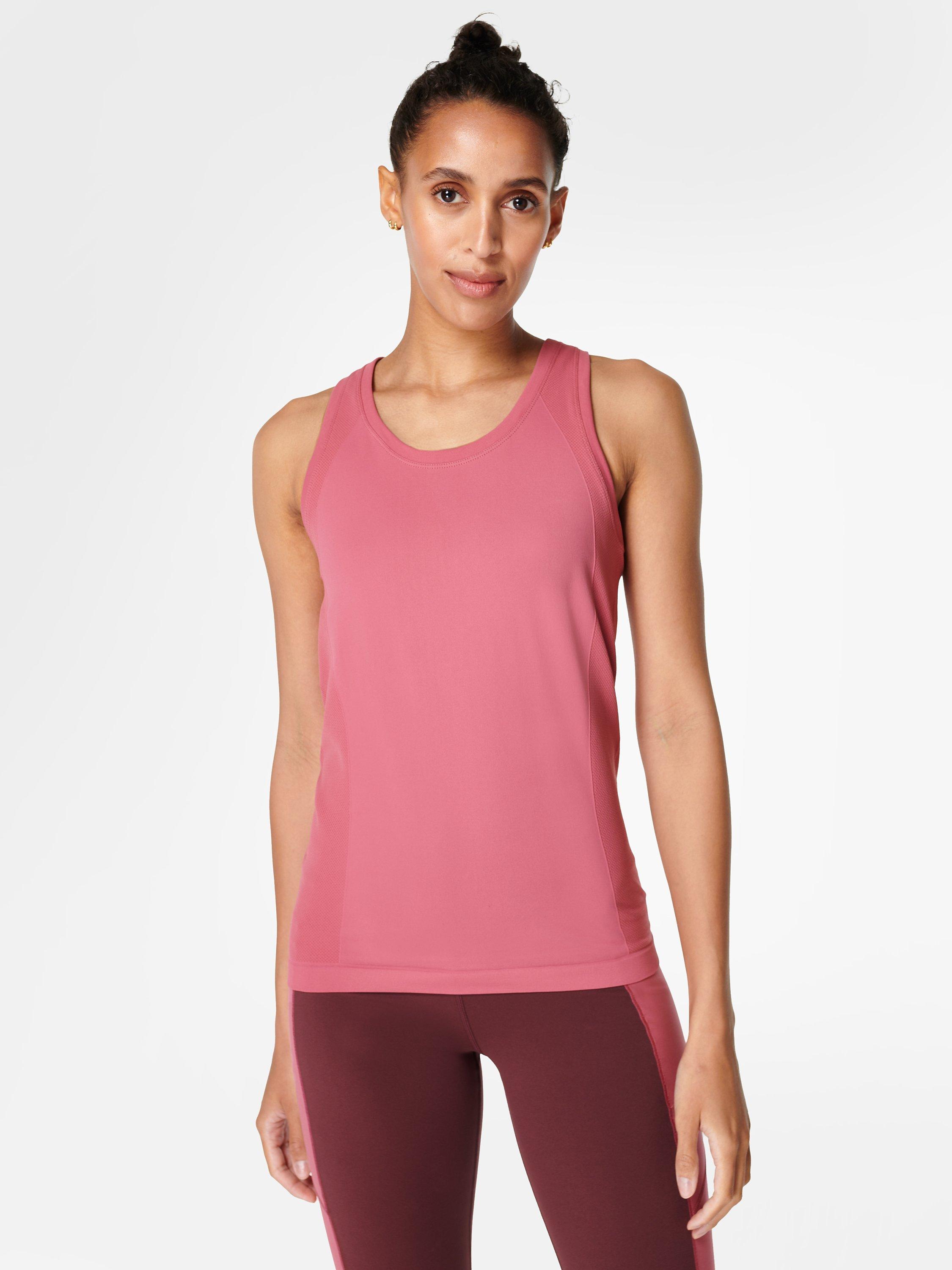 Sweaty Betty Athlete Seamless Gym Vest, Adventure Pink