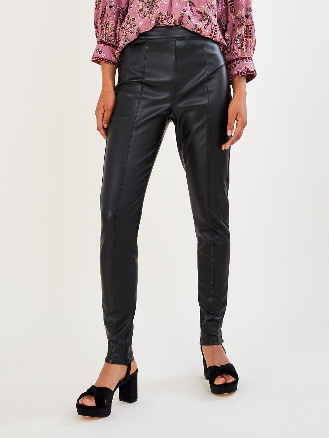 Monsoon Lillian Faux Leather Trousers