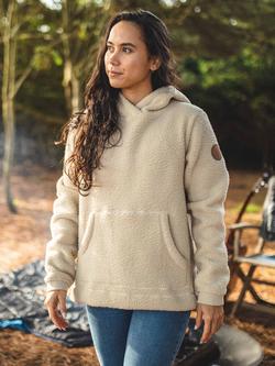 Passenger Elk Sherpa Hoodie, Oatmeal