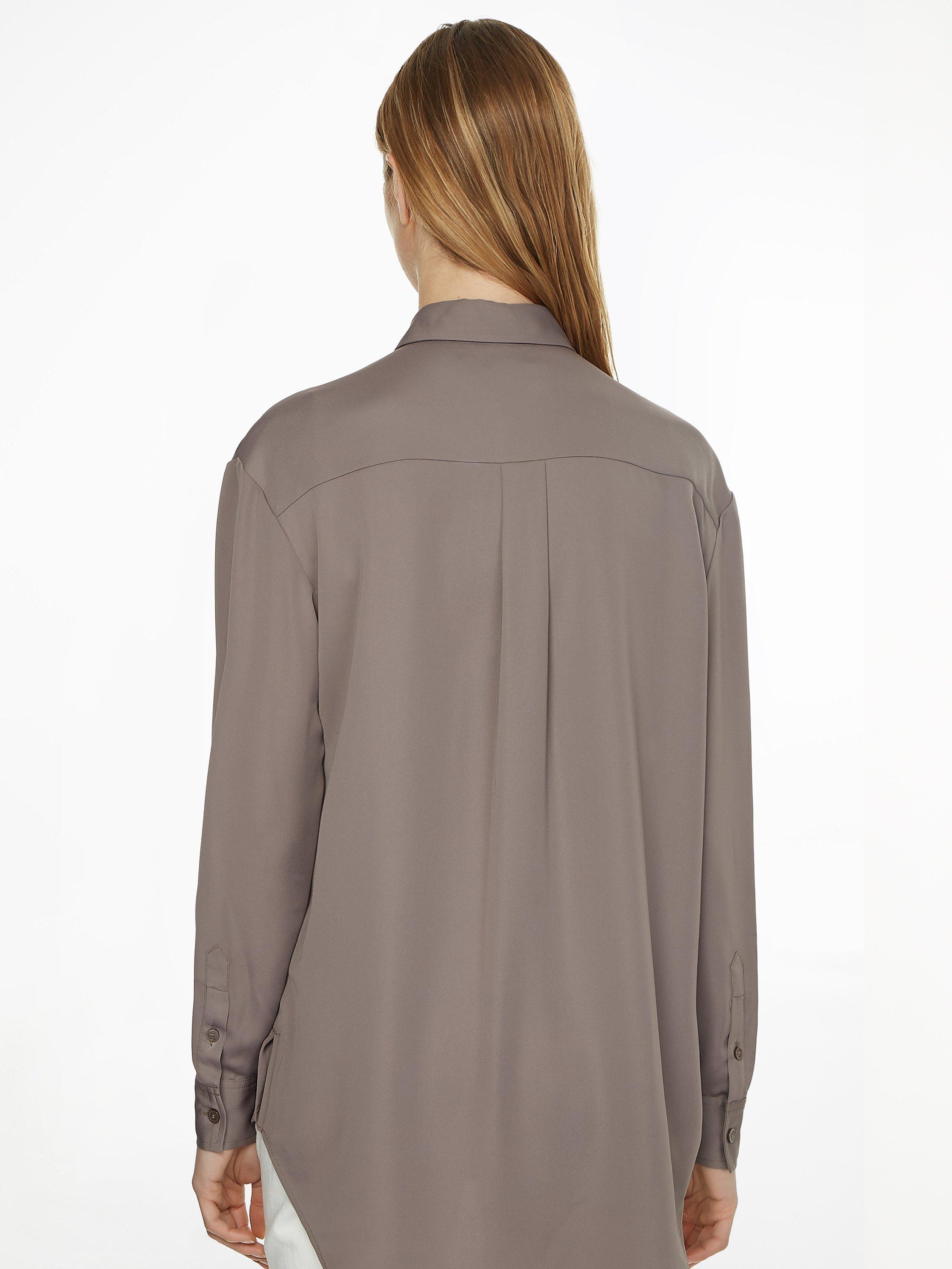Product image 2 of 4, which shows Calvin Klein Recycled Relaxed Shirt, Desert Brown, 6
