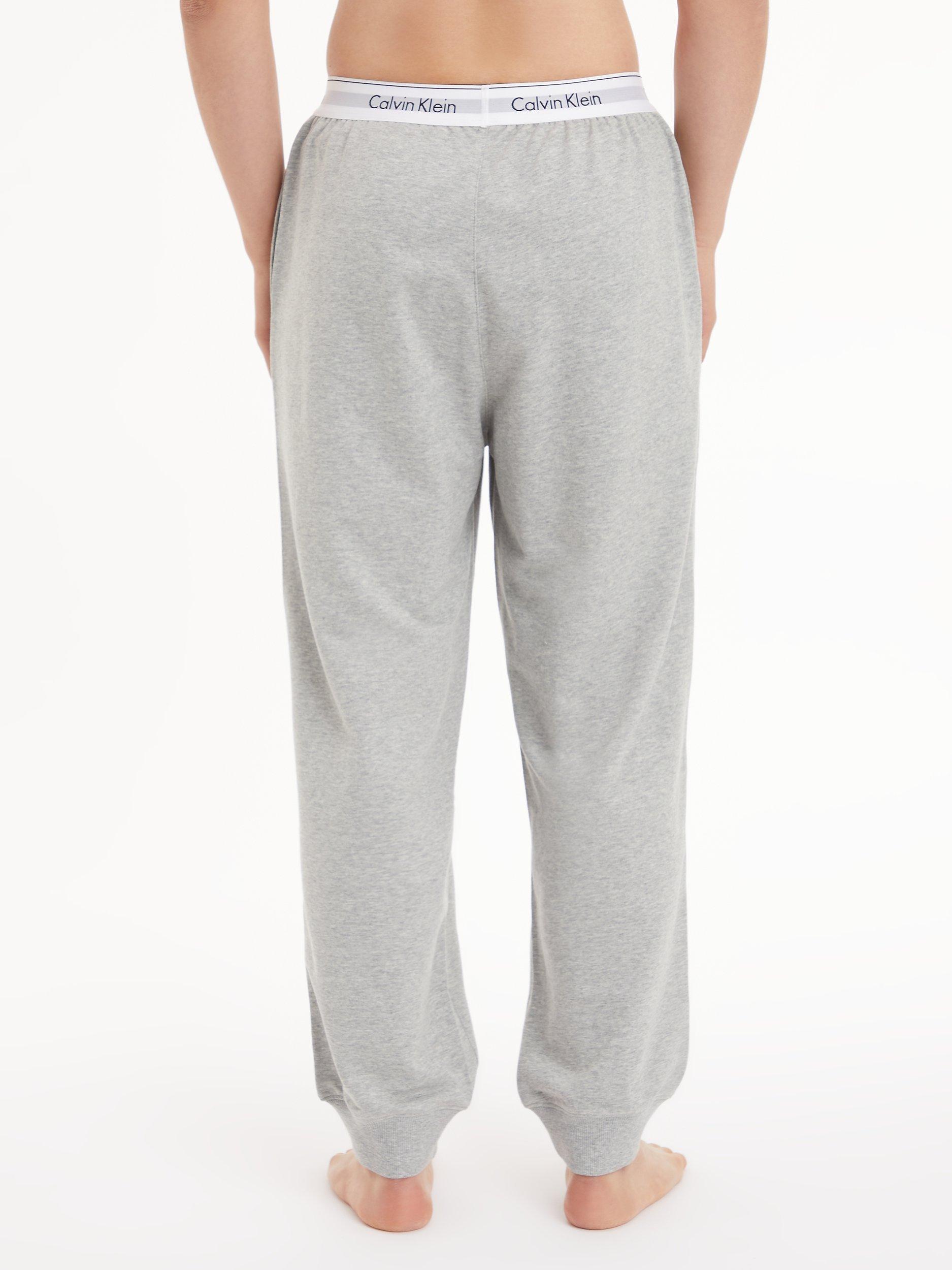 Product image 2 of 4, which shows Calvin Klein Jogger Lounge Pants, Grey Heather, XS