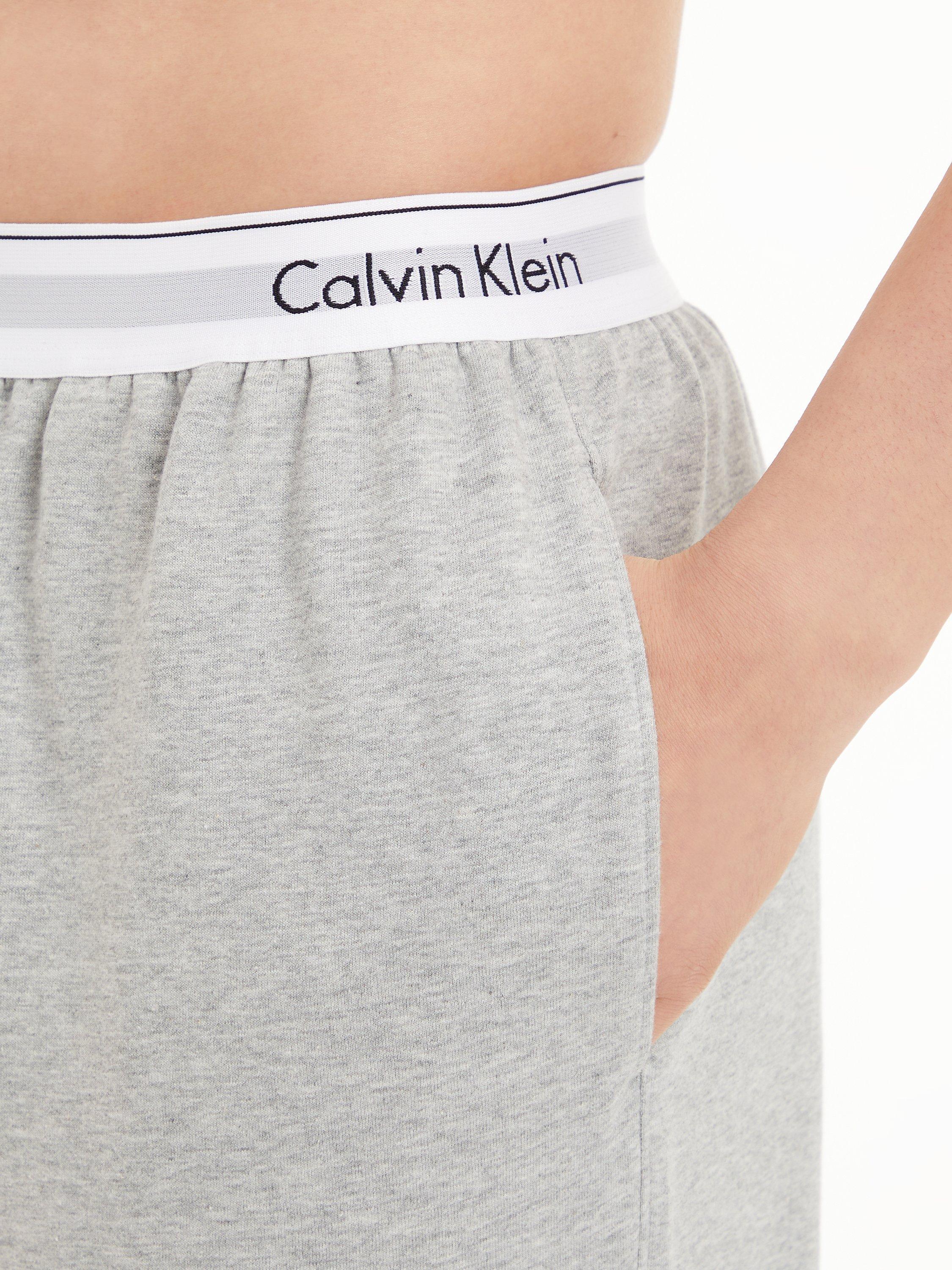 Product image 3 of 4, which shows Calvin Klein Jogger Lounge Pants, Grey Heather, XS