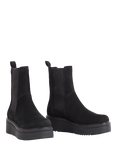 Vagabond Shoemakers Tara Suede Wedge Chelsea Boots, Black