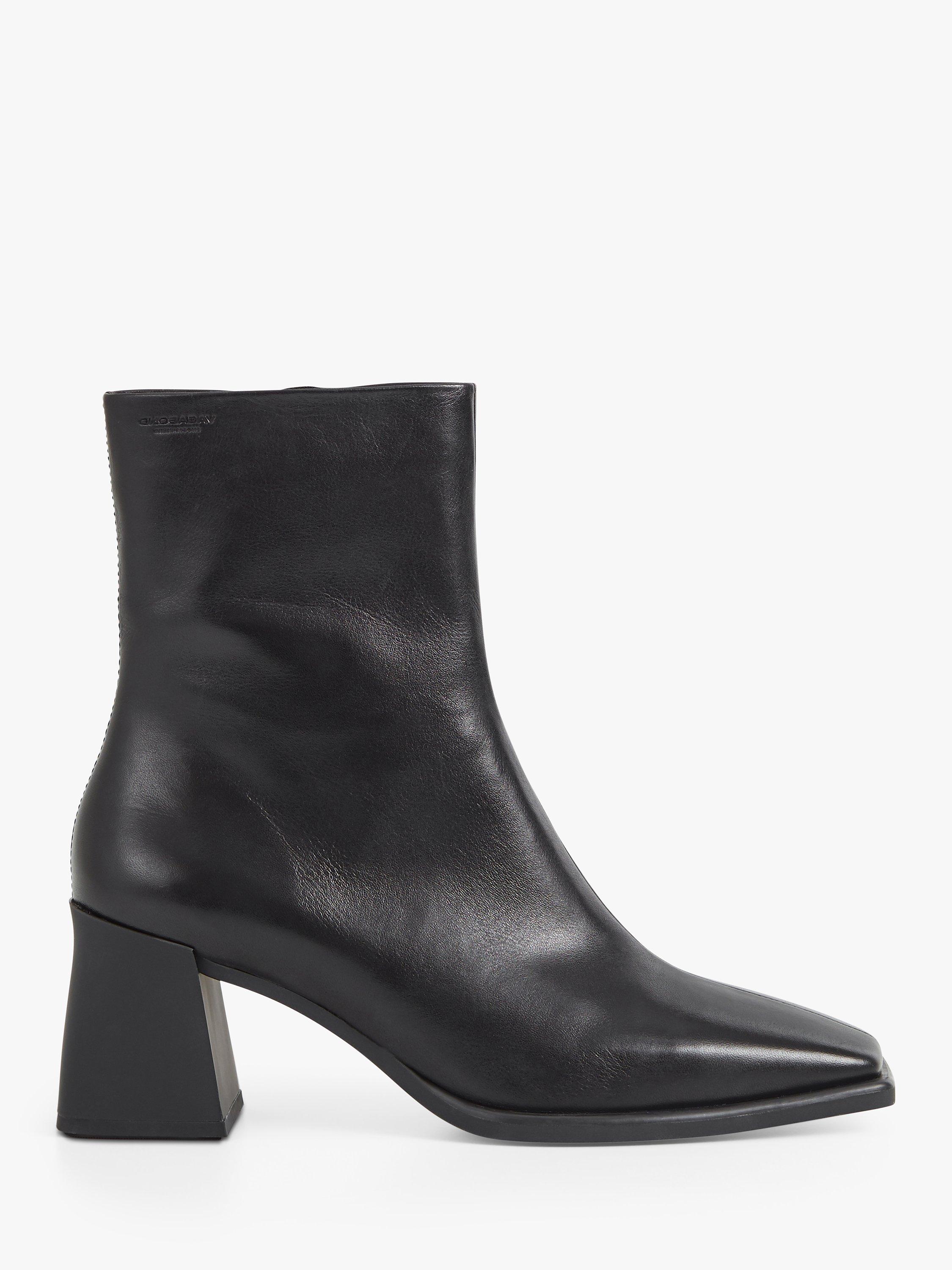 Vagabond Shoemakers Hedda Leather Heeled Boots Black