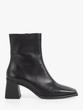 Vagabond Shoemakers Hedda Leather Heeled Boots, Black
