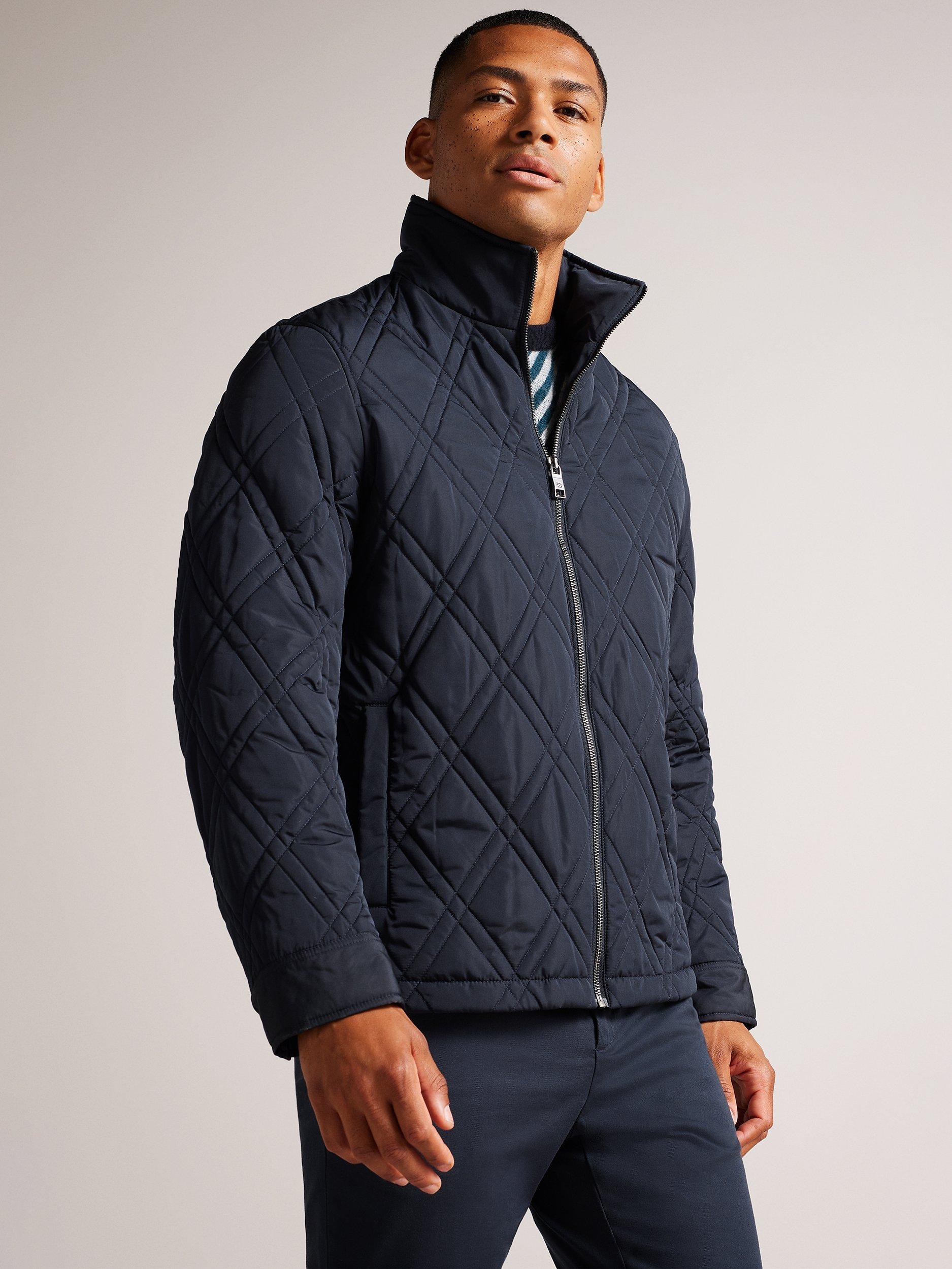 Ted Baker Manby Quilted Jacket, Navy