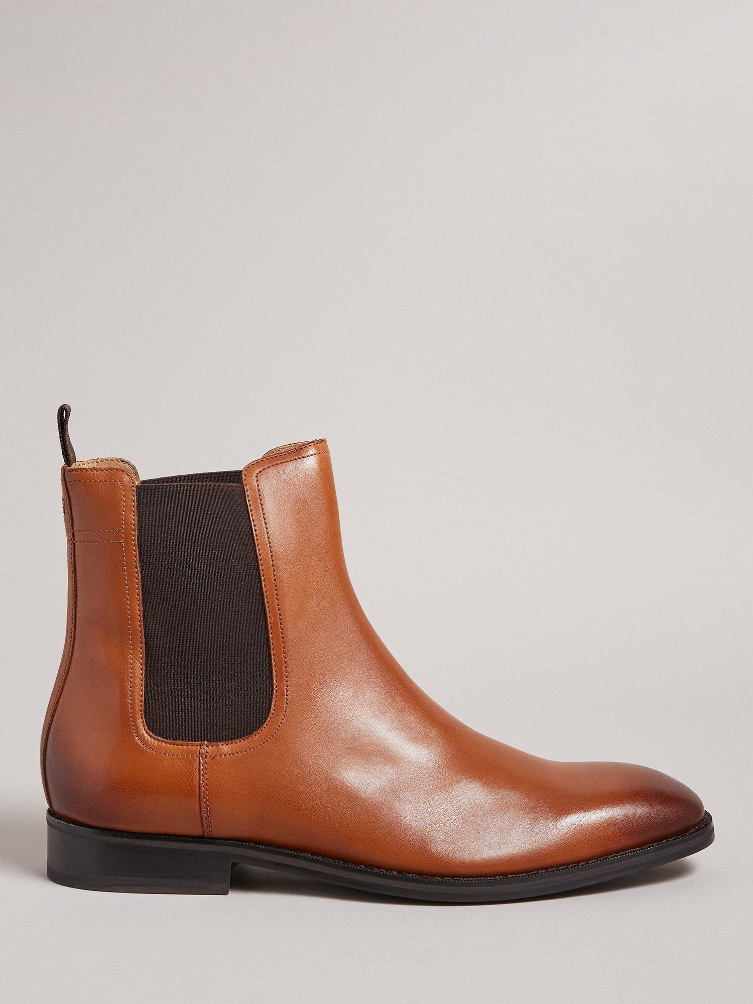 Ted Baker Maisonn Leather Chelsea Boots, Tan