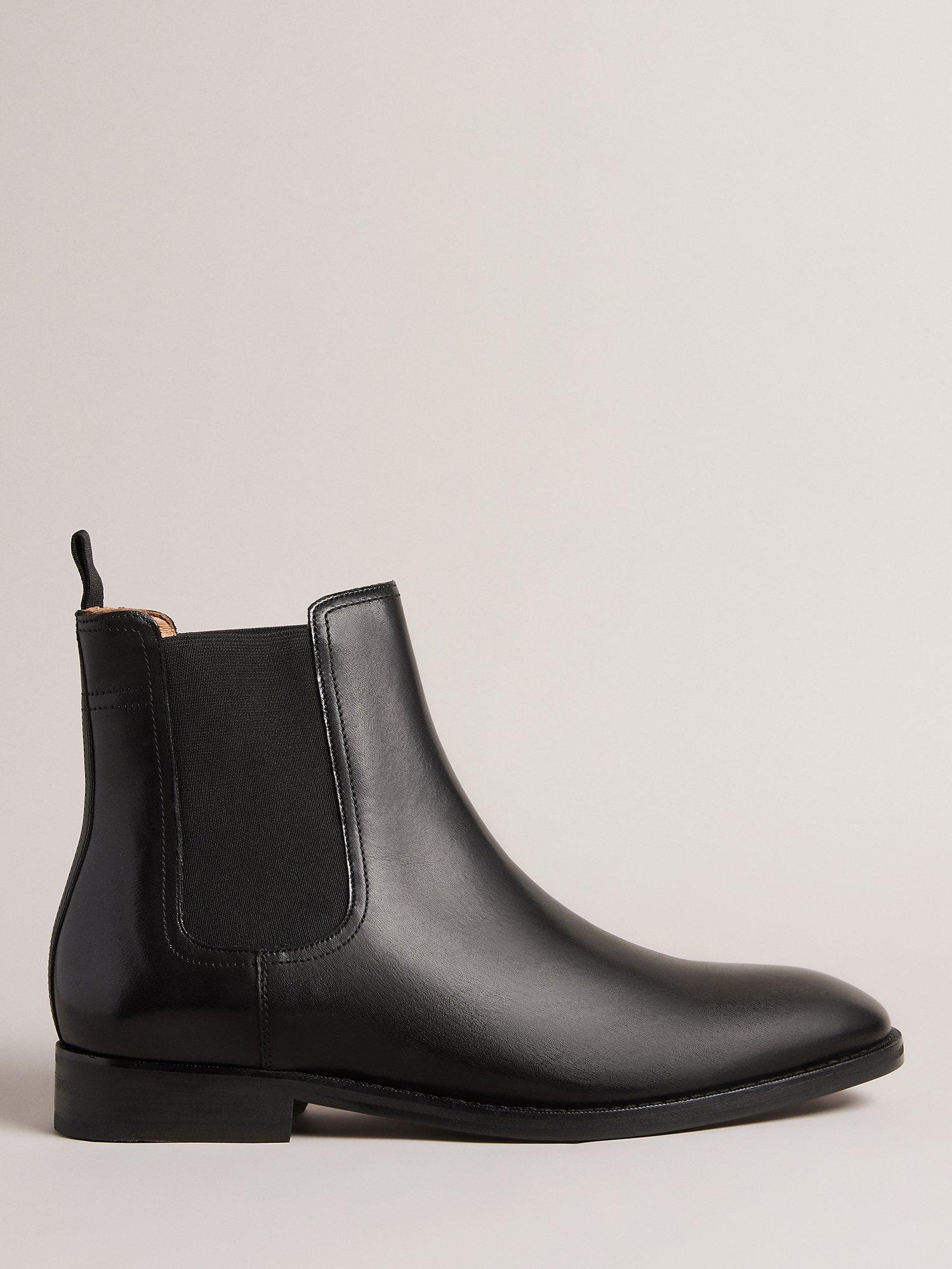 Ted Baker Maisonn Leather Chelsea Boots, Black